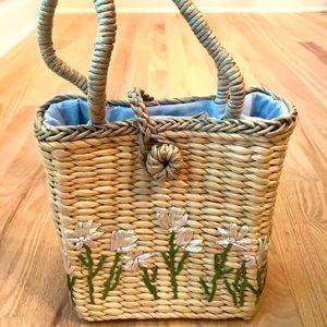 Wicker Purse -the PERFECT summer/spring purse